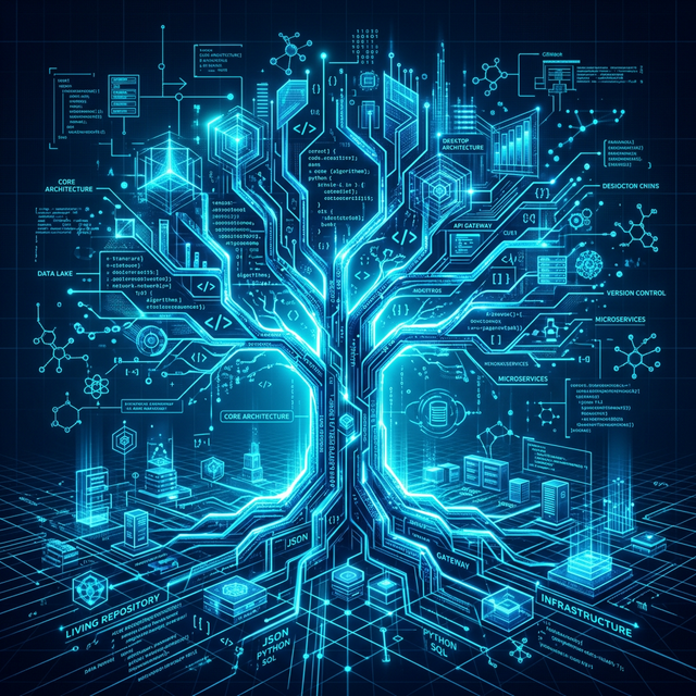 The Living Repository Cover