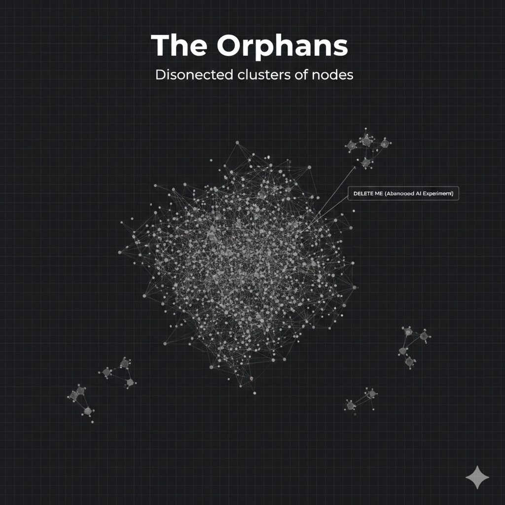 The Orphans Pattern - Disconnected clusters of nodes
